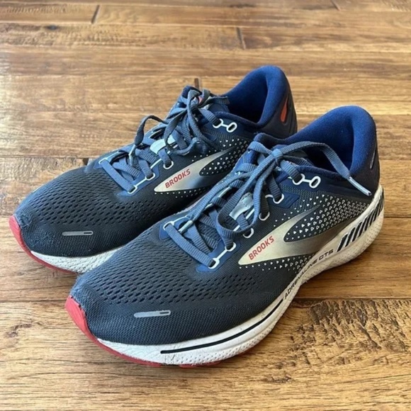 Brooks Adrenaline GTS 22 Road Running Shoes Cushioned Support Men's Size 8 Wide - Picture 5 of 11